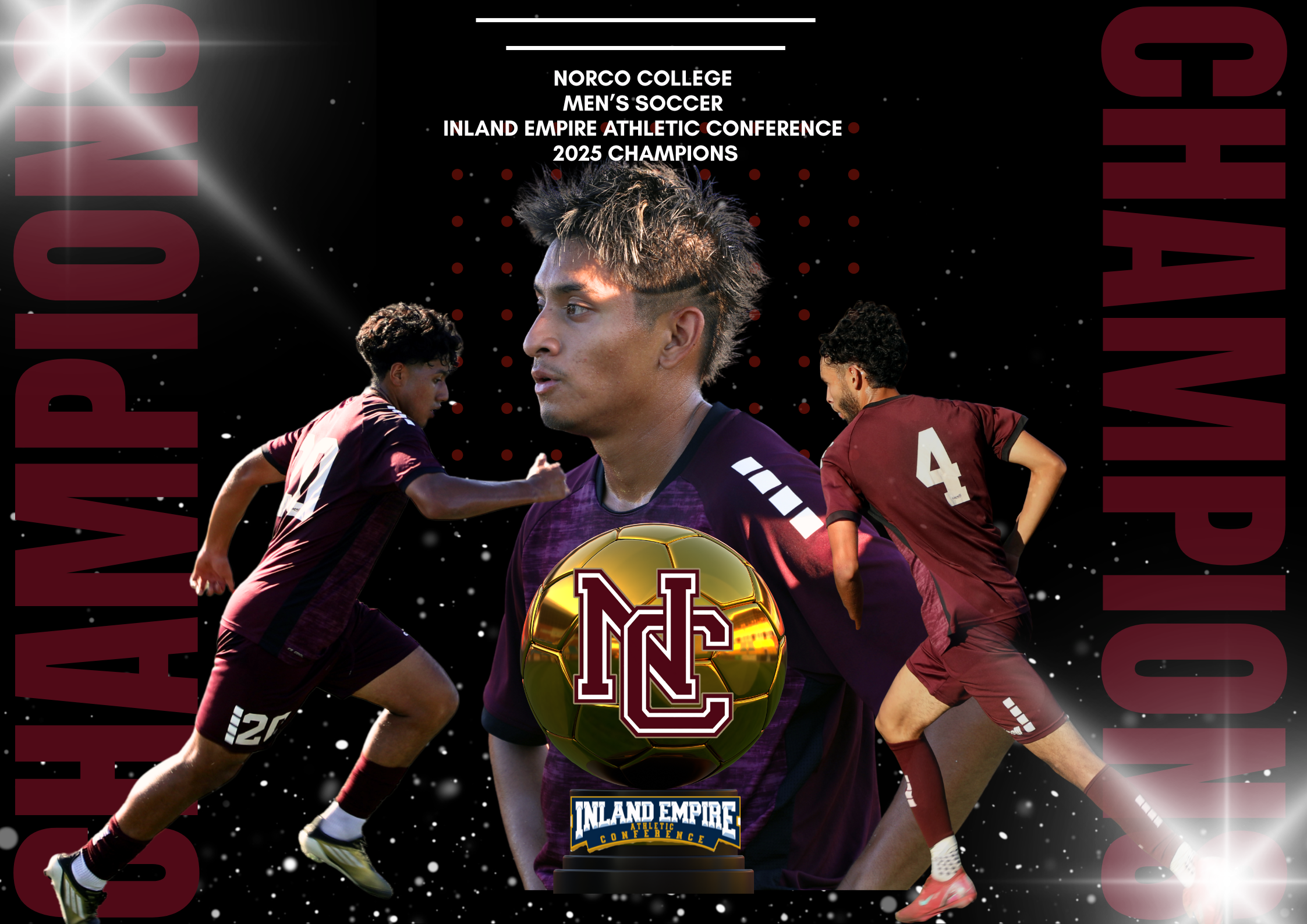 Norco College Men's Soccer IEAC 2025 Champions